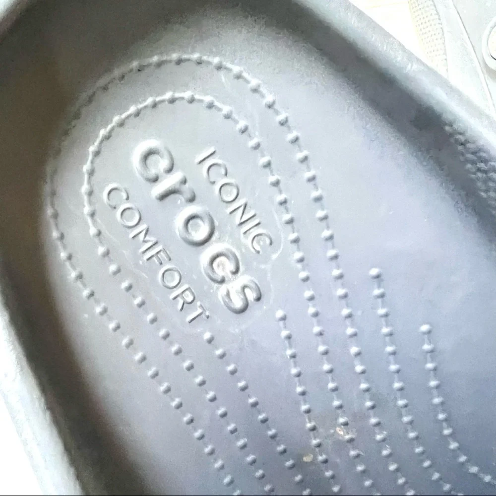 Crocs ICONIC Comfort Classic Vented Clogs in Navy blue mens size 13
